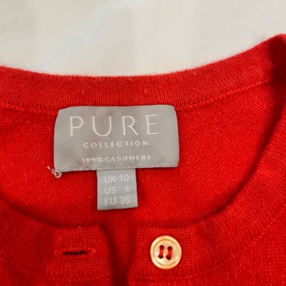 Pure Collection Red Cardigan - Picture 7 of 7